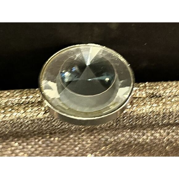 Jessica McClintock Glitter & Shine Evening Clutch Handbag Gold Satin Lining - Picture 5 of 12